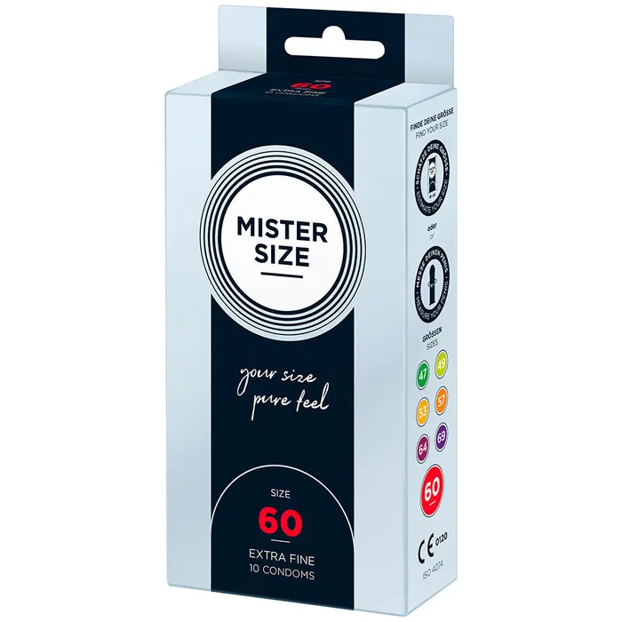 Male Sex Toys Mister Size Mister Size 60mm Your Size Pure Feel Condoms 10 Pack Male Sex Toys Mister Size Mister Size 60mm Your Size Pure Feel Condoms 10 Pack