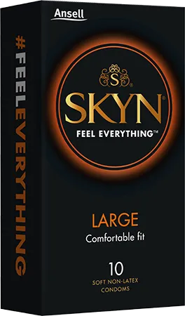 Male Sex Toys Not specified Skyn Latex Free Condoms Large 10 Pack