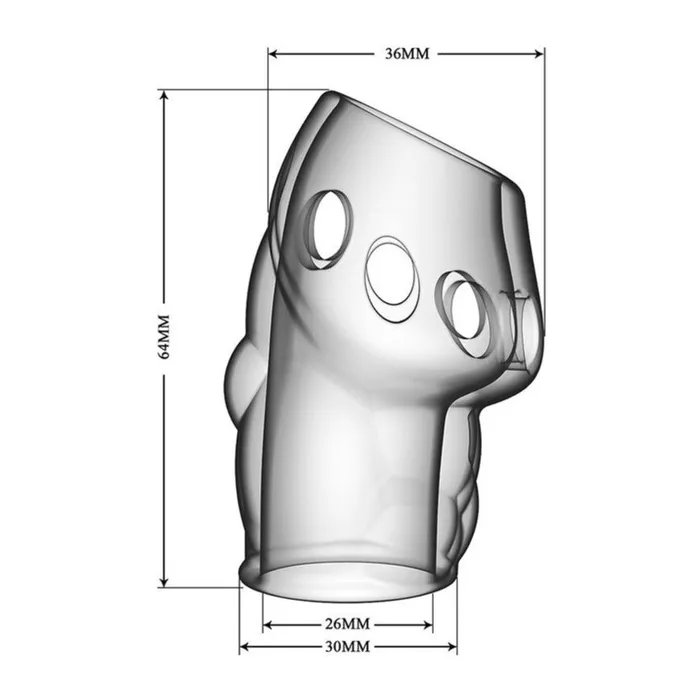 Male Sex Toys Oscar Thicker Penis Sleeve Clear Pretty Love Male Sex Toys Oscar Thicker Penis Sleeve Clear Pretty Love