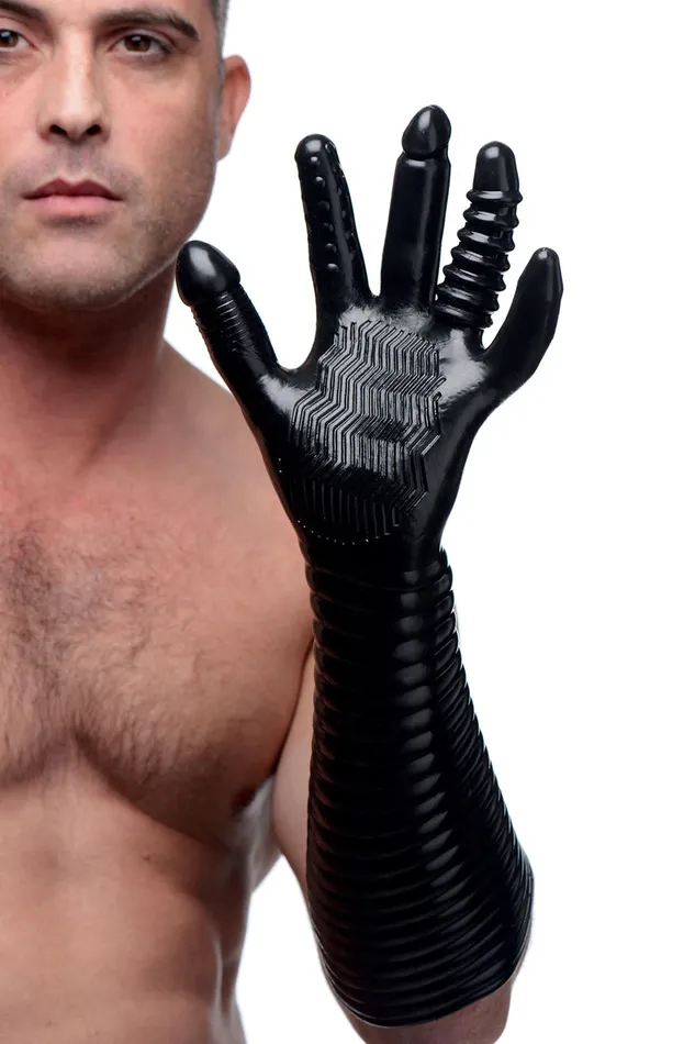 Male Sex Toys Pleasure Fister Textured Fisting Glove XR Brands Master Series Male Sex Toys Pleasure Fister Textured Fisting Glove XR Brands Master Series