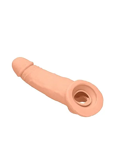 Male Sex Toys SHOTS AMERICA Realrock Penis Sleeve 9in Flesh Male Sex Toys SHOTS AMERICA Realrock Penis Sleeve 9in Flesh