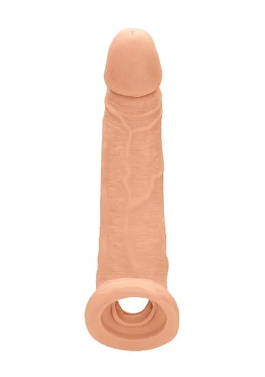 Male Sex Toys SHOTS AMERICA Realrock Penis Sleeve 9in Flesh Male Sex Toys SHOTS AMERICA Realrock Penis Sleeve 9in Flesh