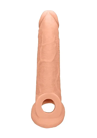 Male Sex Toys SHOTS AMERICA Realrock Penis Sleeve 9in Flesh Male Sex Toys SHOTS AMERICA Realrock Penis Sleeve 9in Flesh