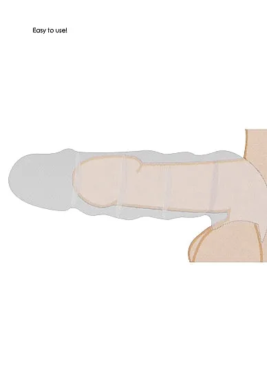 Male Sex Toys SHOTS AMERICA Realrock Penis Sleeve 9in Flesh Male Sex Toys SHOTS AMERICA Realrock Penis Sleeve 9in Flesh