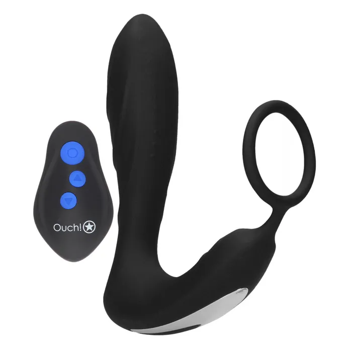 Male Sex Toys Shots Toys Ouch E Stimulation And Vibration Butt Plug And Cock Ring Male Sex Toys Shots Toys Ouch E Stimulation And Vibration Butt Plug And Cock Ring