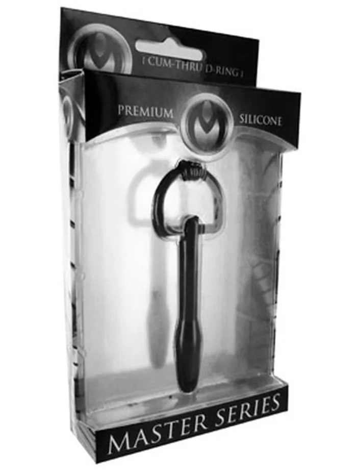 MASTER SERIES Anal MASTER SERIES CUM THRU DRING SILICONE BLACK