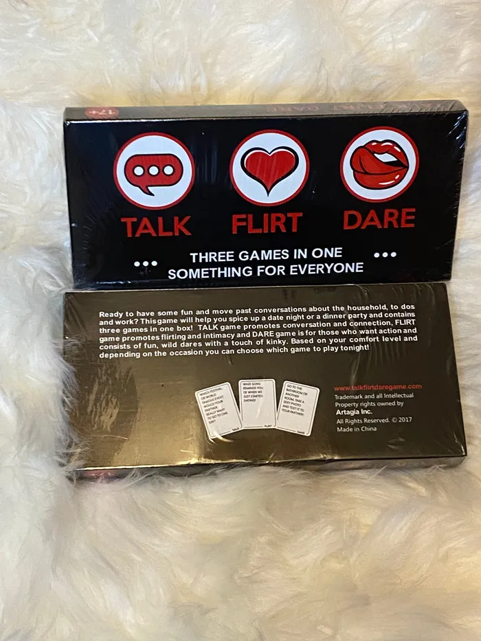 Naked Amore Truth or Dare Card Game Games