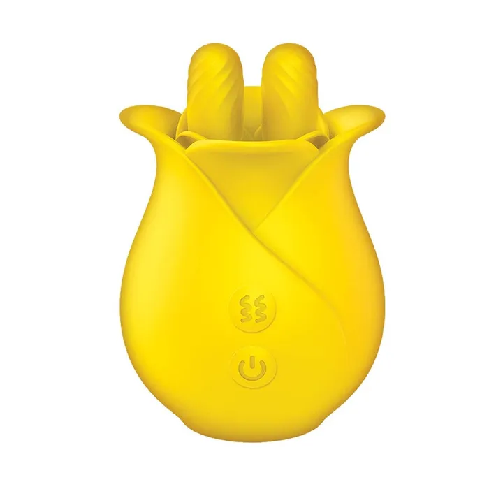 Nasstoys Female Sex Toys ClitTastic Tulip Finger Massager Yellow