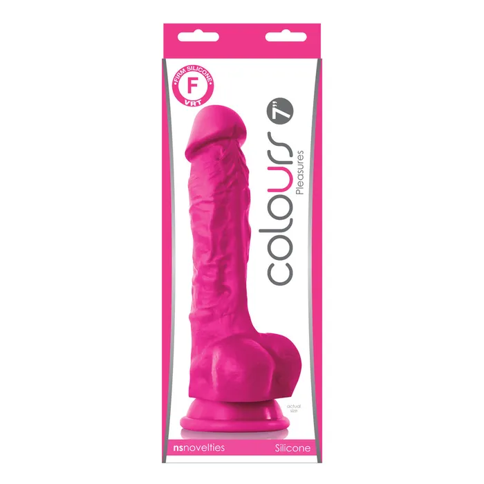 Not specified Dildos COLOURS PLEASURES 7 DILDO PINK