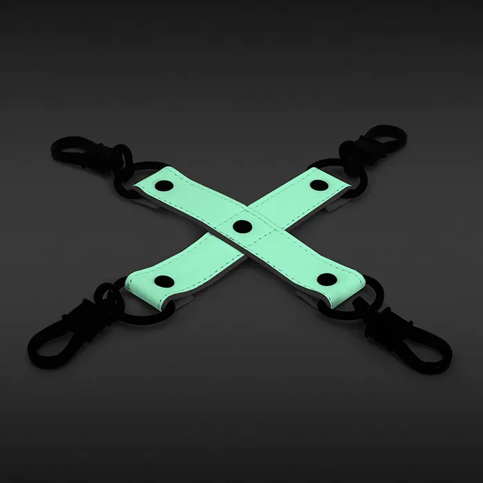 NS Novelties Couples Glo Bondage Hog Tie Green
