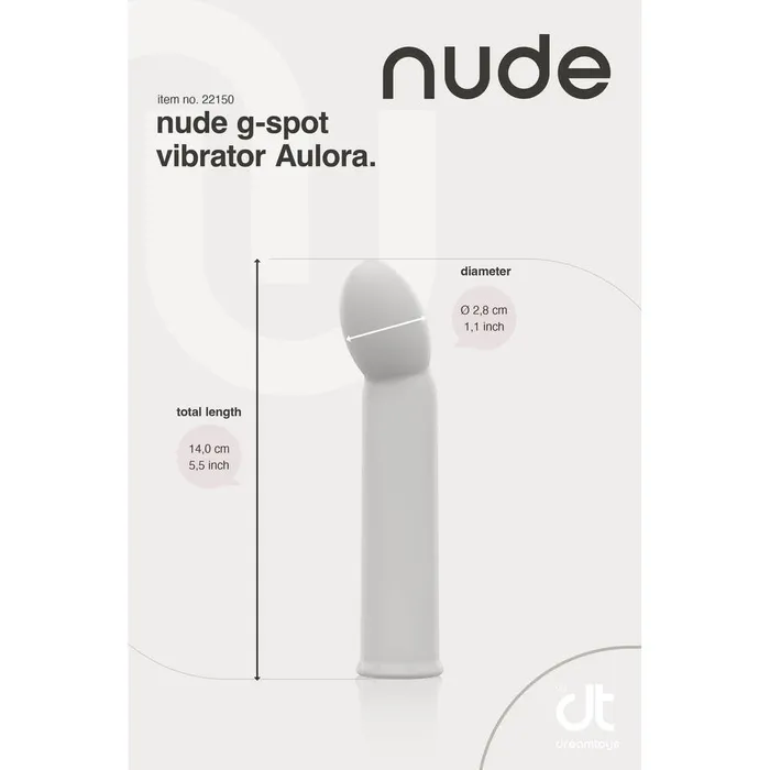 Nude Aulora Mini Travel GSpot Vibrator Grey Dream Toys Vibrators Nude Aulora Mini Travel GSpot Vibrator Grey Dream Toys Vibrators