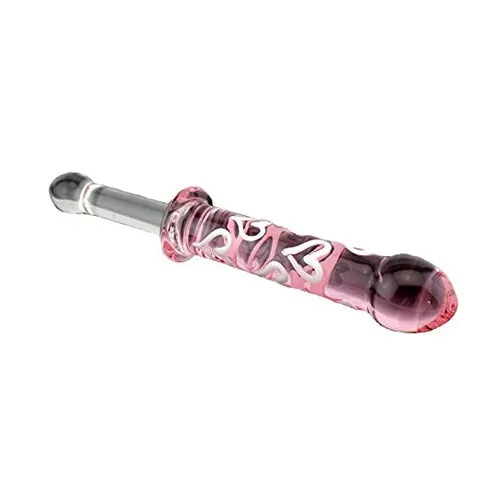 OEM Dildos Pleasure Pink Glass Dildo