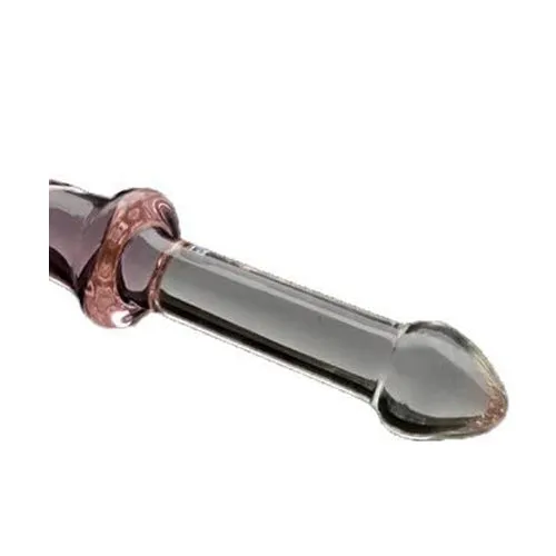 OEM Dildos Pleasure Pink Glass Dildo