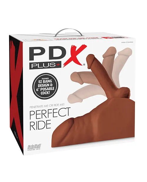 Pdx Extreme Plus Perfect Ride Brown Pipedream Products Male Sex Toys Pdx Extreme Plus Perfect Ride Brown Pipedream Products Male Sex Toys