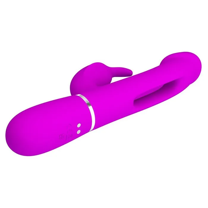 Pretty Love Vibrators Pretty Love Kampas 3In1 Licking Rabbit Vibrator Purple Pretty Love Vibrators Pretty Love Kampas 3In1 Licking Rabbit Vibrator Purple