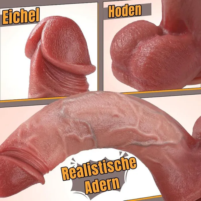 Realistischer XXL Dildo Mit Starkem Saugnapf Analdildo xeoxhoneyde Dildos