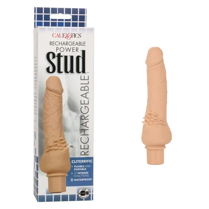 Rechargeable Power Stud Cliterrific in Ivory California Exotic Novelties Female Sex Toys