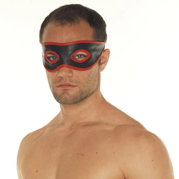 Rimba Leather Mask Red And Black Restraints Rimba Leather Mask Red And Black Restraints