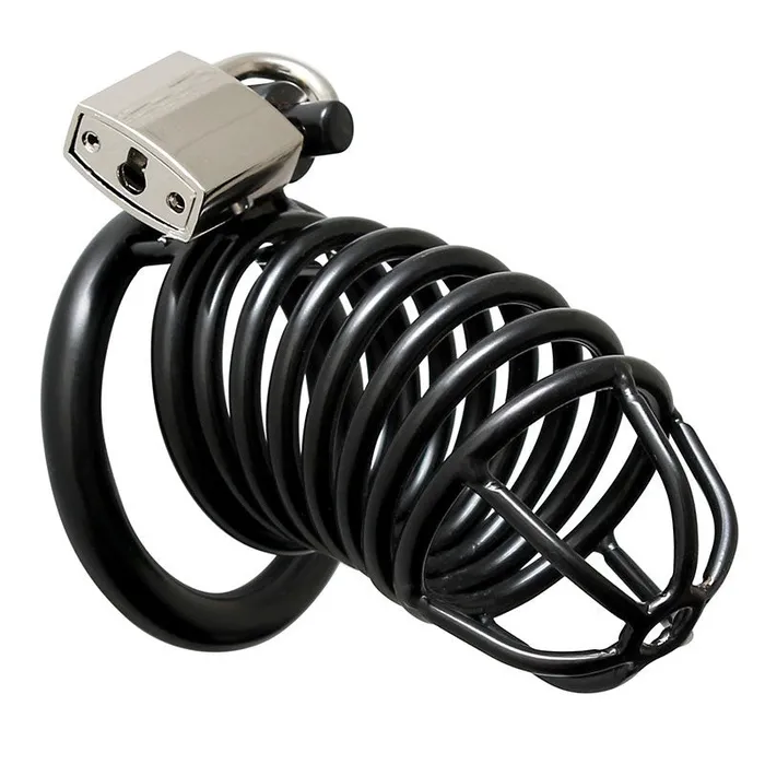 Rimba Male Sex Toys Metal Male Chastity Device With Padlock
