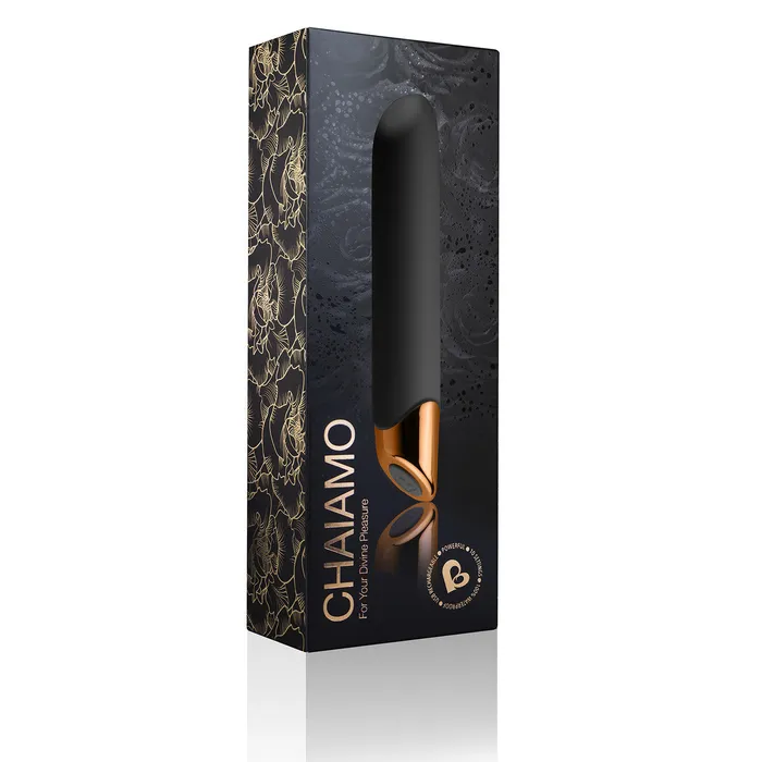ROCKS OFF Vibrators ROCKS OFF CHAIAMO BLACK RECHARGEABLE VIBE