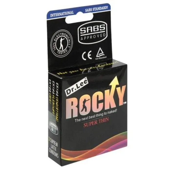 Rocky Female Sex Toys Rocky Super Thin Condoms 3