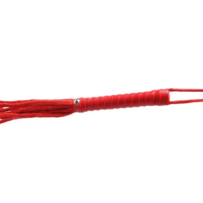 Sex Mischief Red Rope Flogger Sport Sheets Vibrators