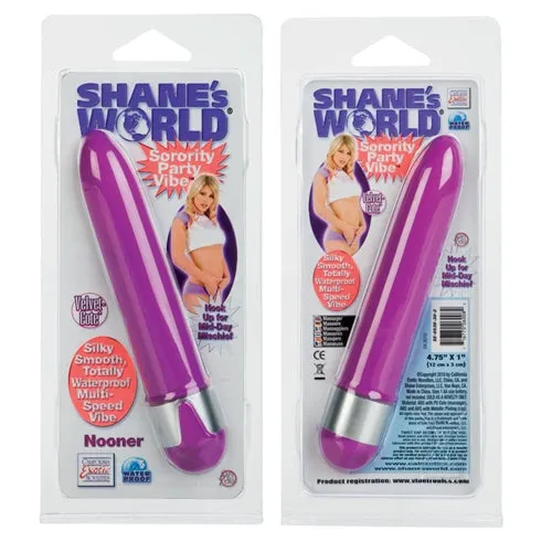 Shanes World Sorority Party Vibe Nooner Purple CalExotics Vibrators