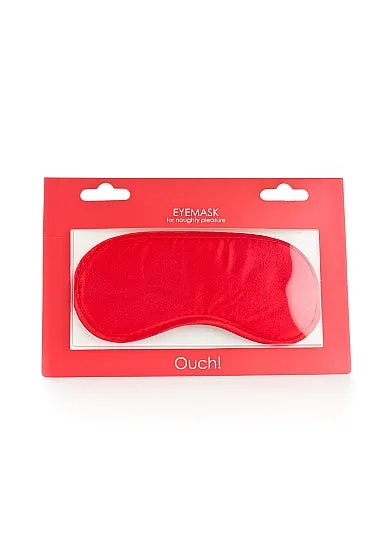SHOTS AMERICA Vibrators Soft Eyemask Red SHOTS AMERICA Vibrators Soft Eyemask Red