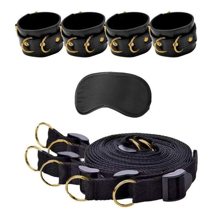 Shots Toys Couples Ouch Bed Bindings Restraint System