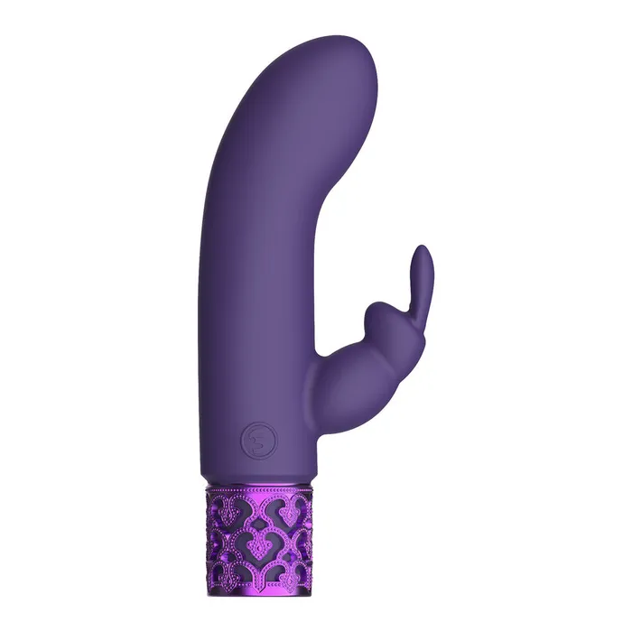 Shots Toys Vibrators Royal Gems Dazzling Rechargeable Rabbit Bullet Purple