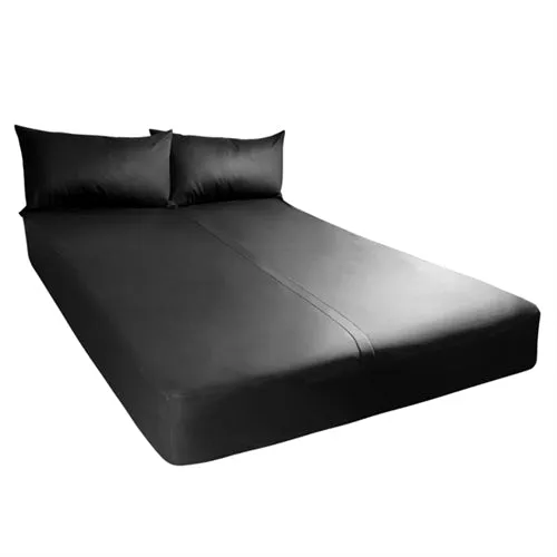 SI Novelties Anal Exxxtreme Sheets Queen Size Black