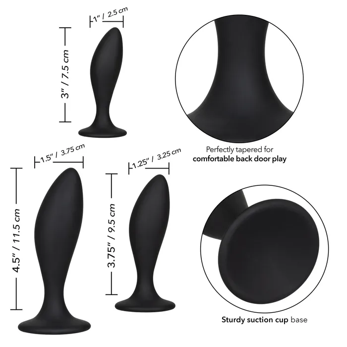 Silicone Curve Anal Kit California Exotic Novelties Anal