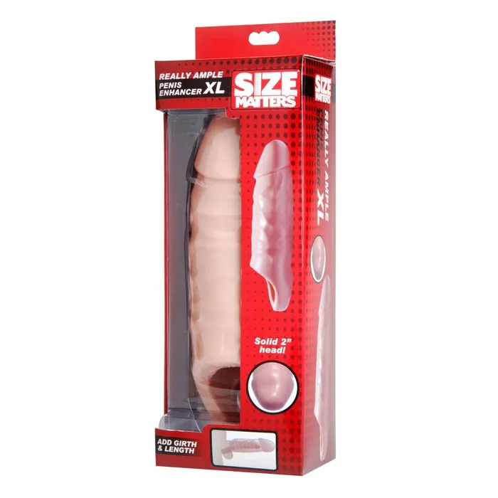 Size Matters Male Sex Toys Size Matters Really Ample XL Penis Enhancer Sheath Flesh Size Matters Male Sex Toys Size Matters Really Ample XL Penis Enhancer Sheath Flesh