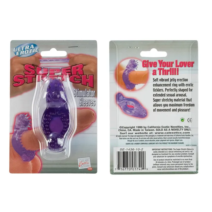 Stim Sleevenoduled Purple California Exotic Novelties Vibrators