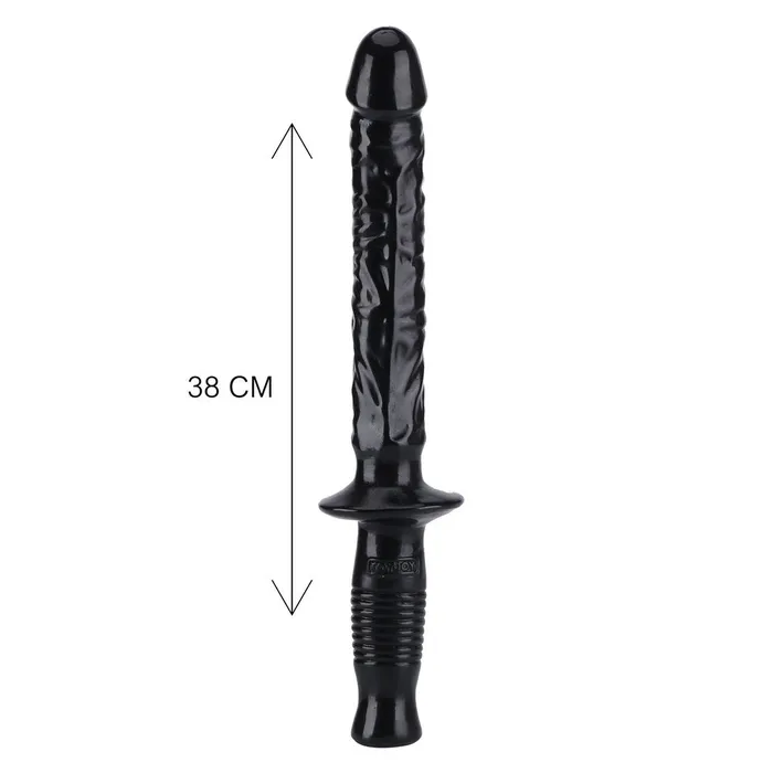 ToyJoy ToyJoy The Manhandler 145 Inch Dildo Black Anal ToyJoy ToyJoy The Manhandler 145 Inch Dildo Black Anal