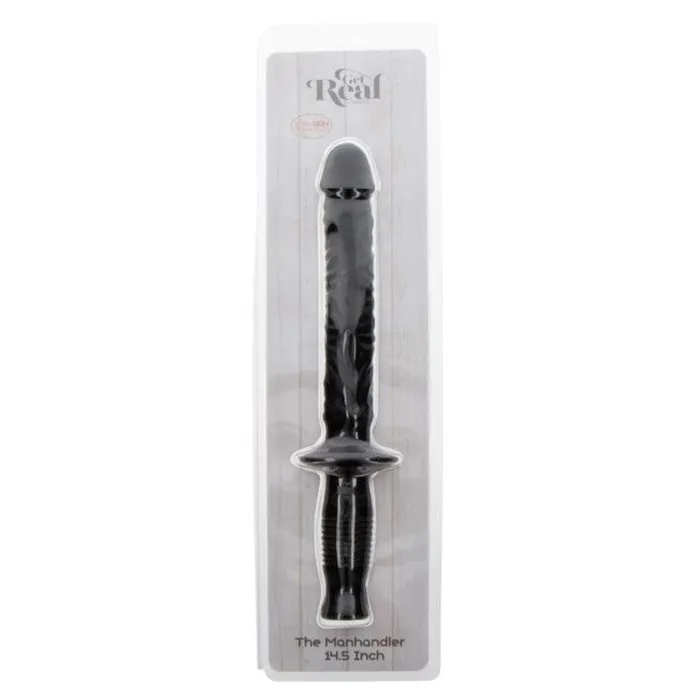 ToyJoy ToyJoy The Manhandler 145 Inch Dildo Black Anal ToyJoy ToyJoy The Manhandler 145 Inch Dildo Black Anal