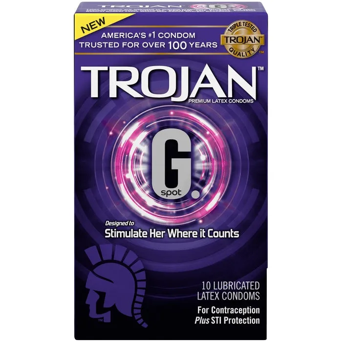 Trojon Trojan G Spot Condoms 10 Vibrators