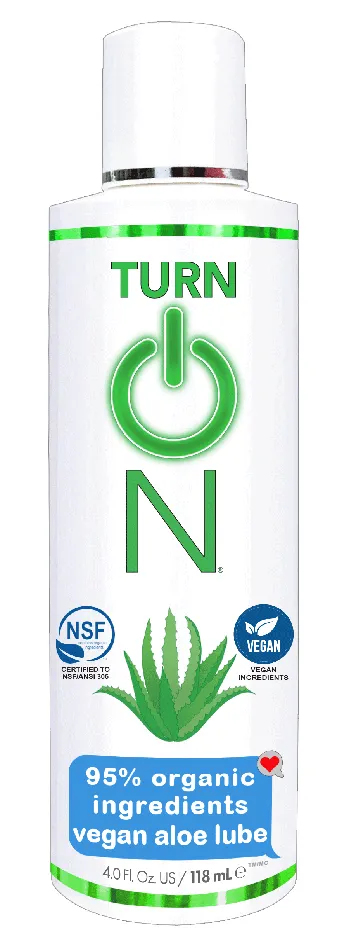 Turn on 95 Organic Ingredients Vegan Aloe Lube 4 Fl Oz Wet Female Sex Toys Turn on 95 Organic Ingredients Vegan Aloe Lube 4 Fl Oz Wet Female Sex Toys