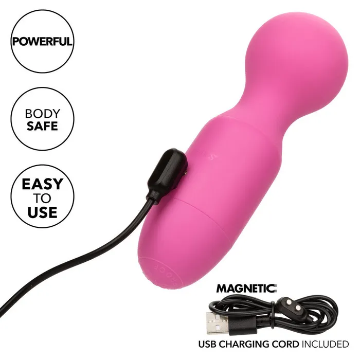 Vibrators CalExotics CalExotics First Time Rechargeable Massager Pink Vibrators CalExotics CalExotics First Time Rechargeable Massager Pink