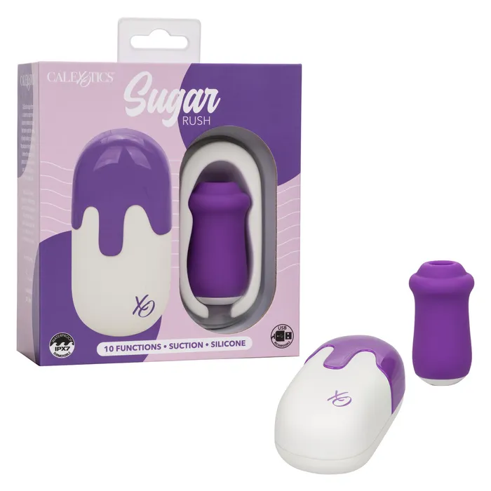 Vibrators CALEXOTICS SUGAR RUSH SUCTION STIMULATOR PURPLE CALEXOTICS