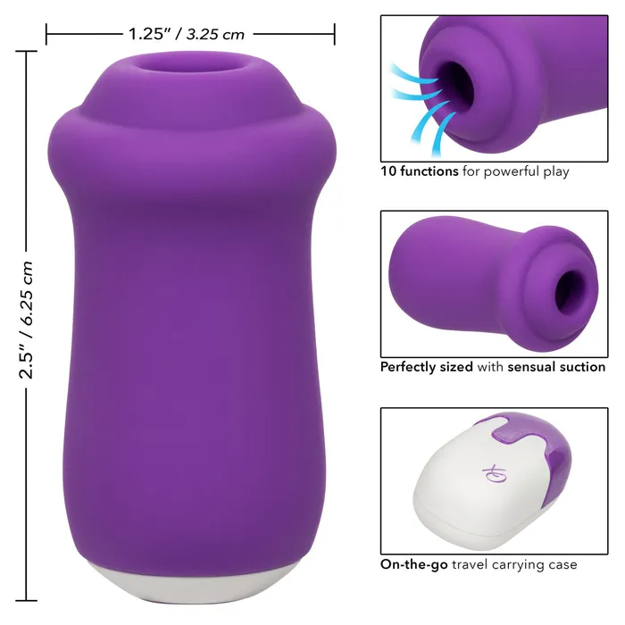 Vibrators CALEXOTICS SUGAR RUSH SUCTION STIMULATOR PURPLE CALEXOTICS