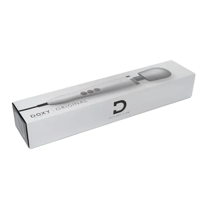 Vibrators Doxy Doxy Original Wand Massager White Vibrators Doxy Doxy Original Wand Massager White