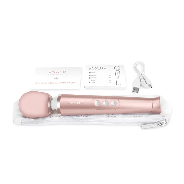 Vibrators LE WAND PETITE RECHARGEABLE MASSAGER ROSE GOLD LE WAND