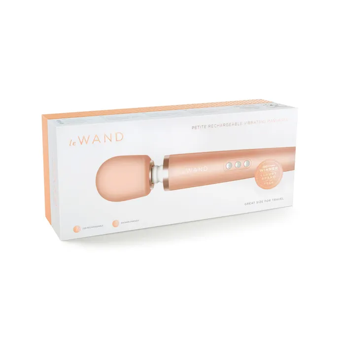 Vibrators LE WAND PETITE RECHARGEABLE MASSAGER ROSE GOLD LE WAND