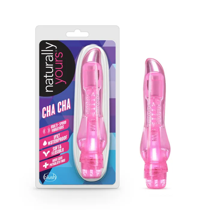 Vibrators Naturally Yours Chacha Pink Blush Novelties