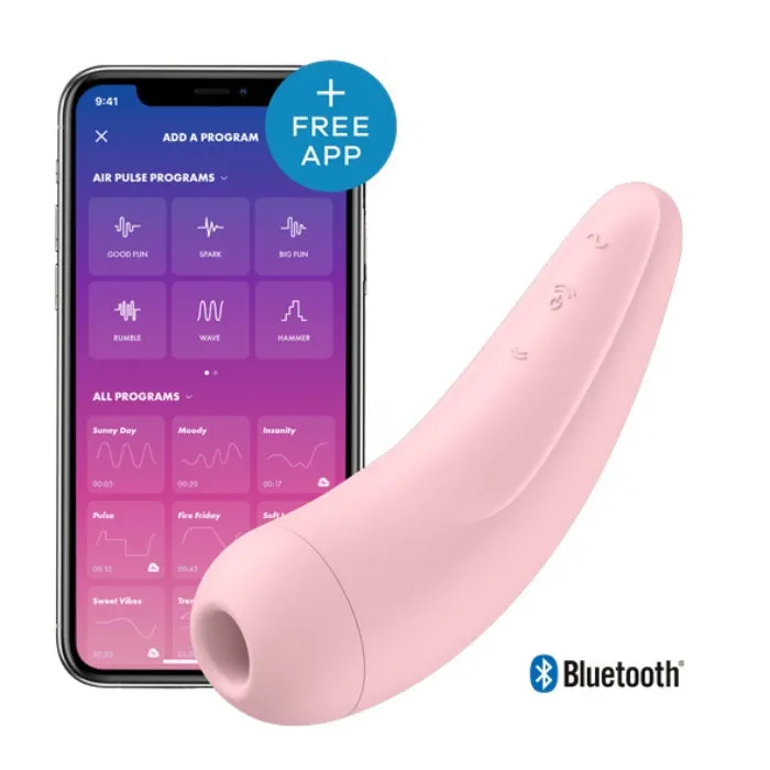Vibrators PAR Satisfyer Curvy 2 Clitoral Stimulator Pink