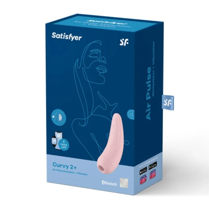 Vibrators PAR Satisfyer Curvy 2 Clitoral Stimulator Pink