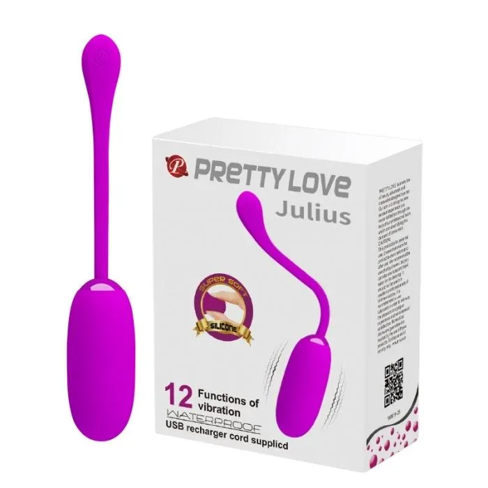 Vibrators PRE Pretty Love Egg Bullet Vibrator Julius Purple