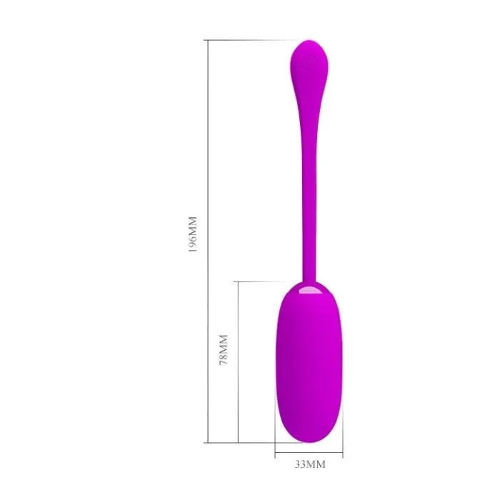 Vibrators PRE Pretty Love Egg Bullet Vibrator Julius Purple