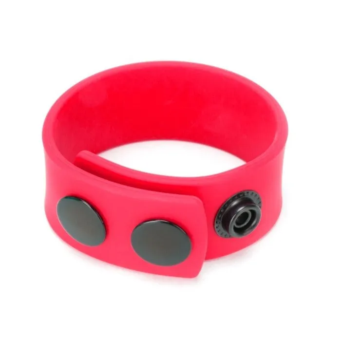 Vibrators Prowler Prowler Red Adjustable Silicone Cock Strap Red